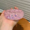 Pulsera de Resina Ancha de Estrella de Mar y Concha Dulce Fresca Picante para Mujer Estilo Vacaciones de Verano Joyería de Mano Exagerada Bohemia