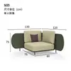 Juego de Sofá de Ratán para Exteriores Modelo de Casa de Villa en Patio Silla de Ratán para Balcón Muebles Impermeables de Jardín de Diseño para Exteriores