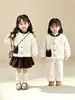 Abrigo de Niña Otoño Invierno Suéter de Felpa Elegante Nuevo Top Infantil Cálido para Bebé con Forro de Polar Engrosado