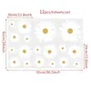 Pegatinas de pared bohemias, decoración de pared, pegatinas de pared de PVC para habitación infantil, pegatinas para ventanas, pegatinas de margaritas, papel tapiz para dormitorio