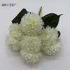 Cebolinha artificial de 7 cabeças, flor de seda crisântemo bola de 7 pontas, decoração de casa, flores artificiais, arranjo de casamento, atacado de comércio exterior, venda quente transfronteiriça