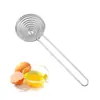 Herramientas de Cocina Separador de Claras de Huevo de Acero Inoxidable Filtro para Hornear Huevos Mango Extendido Separador de Yema y Clara de Huevo