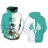 Sudaderas para Hombre y Mujer con Estampado Digital 3D, Originales de Europa y América, para el Otoño e Invierno 2024, del Juego Genshin Impact