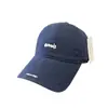 Gorra de Béisbol Bordada con Letras Estilo Universitario Coreano para Mujer, Primavera y Verano, Sombrero de Sol para Adelgazar la Cara para Hombre, Casual y Versátil