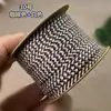 Hilo de algodón de alta calidad suave frotado a mano texto bodhi cuerda para jugar cuerda de mano trenzada hilo para abalorios resistente al desgaste no elástico hilo de borla