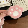 Adesivos Fofos de Patinha de Gato com Franja e Laço, Adesivos Mágicos Sem Marcas para Gatinhos, Adesivo Lateral para Cabelo Feminino, Ferramenta de Organização de Maquiagem