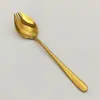 Colher e Garfo Integrados de Aço Inoxidável com Dentes para Uso Doméstico, Adequado para Macarrão Instantâneo, Culinária Ocidental, Garfo de Sobremesa e Frutas com Cabo Longo, Colher e Garfo Dentados Estilo Coreano