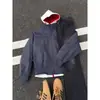Chaqueta Estilo Americano Marrón con Cuello Alto para Hombre Primavera y Otoño Holgada Versátil Piloto Béisbol Marca de Tendencia Ropa de Abrigo
