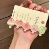 Presilha Bico de Pato Picolé Fruta Gelatina Desenho Animado Fofo Mini Presilha de Cabelo Menina Doce Presilha de Cabelo Celebridade da Internet