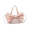 Bolso Nuevo con Diseño de Lazo para Mujer, Bolso de Mano de Tela Lavada, Moderno y Versátil, Gran Capacidad, Bolso Cruzado Personalizado