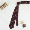 Gravata borboleta estilo colegial JK japonês para mulheres, xadrez, uniforme escolar, laço, camisa de menina, gravata pequena, uniforme acadêmico