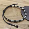 Nova Pulseira de Alto Padrão Estilo Chinês Masculina Moda Nacional Retro Corda de Mão Simples e Generosa Presente de Margem para Estudantes e Casais