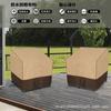 Venta caliente transfronteriza jardín terraza balcón funda de sofá individual impermeable funda para mesa y silla protección solar funda para polvo de muebles de exterior