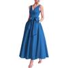 Vestido Nuevo de Satén de Verano Aliexpress Vestido de Baile Largo 2026 Cuello en V Sin Mangas Vestido Largo Vestido Elegante