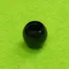Plástico ABS Brillante Agujero Grande y Pequeño Diámetro Exterior 1.55cm Cuentas de Nudo