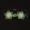 Botón Hecho a Mano de Flor de Rosa de Cristal con Estilo Chino Tradicional, Adecuado para Accesorios de Decoración de Chaleco Qipao Modificado y Hanfu, Disponible en Múltiples Colores