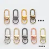 Accesorios para Joyería DIY Aleación de Zinc Electrochapada Hebilla de Puerta Herramienta para Equipaje Hebilla de Resorte Anillo para Llavero Accesorios para Llavero