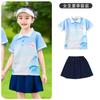 Uniforme esportivo de primeira série para primavera e outono, conjunto de quatro peças para crianças, uniforme escolar, uniforme de escola primária, roupas para jardim de infância de outono