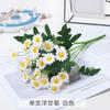 28 cabeças camomila margarida crisântemo selvagem flor artificial flor de seda casamento decoração de casa decoração fábrica atacado
