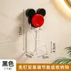 Gancho para lavabo de ventosa de Mickey, estante de almacenamiento para baño sin taladro, estante de pared de dibujos animados, impermeable y a prueba de humedad