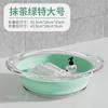 Bacia Dobrável Lavatório Transparente Doméstico para Lavanderia Viagem Bacia Dobrável Bacia de Tamanho Grande Bacia para Bebê