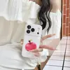 Capa 3D de frutas fresca e estilosa adequada para iPhone 17 PRO MAX, iPhone 16 janela de visualização com ampliação instantânea capa protetora
