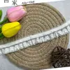 Renda Elástica de 2,5cm + Renda de Lã Tecida Acessórios para Vestuário Atacado Em Estoque Acessórios de Renda de Algodão Renda para Roupas