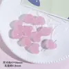 Ins elegante caramelo azúcar corazón de melocotón amor con cuentas diy aretes hechos a mano joyería pulsera collar accesorios material