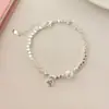 Pulsera Minimalista y Lujosa de Estrella Plateada para Mujer, Sensación de Alta Gama, Estilo Fresco y Discreto, Accesorio de Diseño de Nicho, Modelo Nuevo