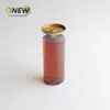 Lata Plástica Pet 330ml com Tampa, Garrafa Selada para Bebidas, Garrafa para Chá de Leite Café, Bebida Fria, Água com Gás, Bebida Transparente