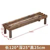 Estante para plantas de flores hecho de madera maciza, carbonizado, multicapa, para balcón, de pie, madera anticorrosión, apto para uso en interiores y exteriores, para colgar plantas verdes y macetas