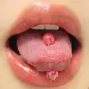 Uña de lengua con recubrimiento acrílico, decoración de lengua con cuentas de mina, acero inoxidable, cuerpo de uña de lengua AB, joyería para piercing, fábrica directa, venta al por mayor