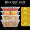 Caixas descartáveis para viagem, marmitas resistentes ao calor para uso doméstico, recipientes de alta qualidade para levar, caixas bento comerciais, recipientes de grau alimentício para catering, novos