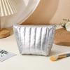 Bolsa de Cosméticos de Gran Capacidad Nueva para Otoño e Invierno 2024 Color Sólido Portátil para Viaje Neceser Dulce Japonés Bolsa de Almacenamiento para Estudiantes