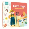 Saalin Kidsren Sudoku Magnético Introducción Cuadrículas de Nueve Cuadros Juego de Mesa Educativo Juguete Entrenamiento de Pensamiento Lógico Matemático