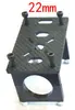 Modelo de Avião Suporte de Motor de Fibra de Carbono 3K Motor Brushless Multirotor 46 Braçadeira de Tubo 16 18 20 2225 30 Placa de Carbono