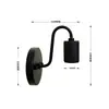 Transfronterizo Amazon Espejo de Baño Americano Faro Personalizado Mesita de Noche Cabezal Único Retro Codo Tornillo E27 Hierro Forjado Pared