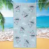 Toalla de Playa con Estampado de Stitch Lindo de Dibujos Animados y Anime, Toalla de Baño de Microfibra Secado Rápido Transfronteriza, Toalla de Playa Espesa