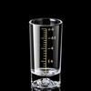 Atacado Copos de Vinho Brancos para Bebidas Destiladas com Fundo de Iceberg Personalizado 0,1kg Conjunto de Taças de Cristal para Uso Doméstico com Marcações de Escala, Luxo Leve