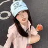 Camisa casual estampada estilo coreano para mulheres, jaqueta fina de manga comprida, cardigã casual fino com gola polo