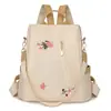 Mochila Bordada 3D Estilo Étnico para Mujer Tela Oxford Impermeable Mochila para Mujer Casual Elegante Bolso de Viaje Antirrobo para Mujer