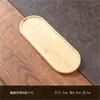 Posavasos de Bambú Tres en Raya Redondo Cuadrado Almohadilla Aislamiento Platillo Accesorios para Hacer Té para el Hogar Lote Almohadilla Decorativa para Joyería Pequeña