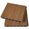 Valla de Madera Plástico Coextruida de Segunda Generación con Postes de Aleación de Aluminio, Valla para Villa, Valla de Madera Plástico para Jardín, Puerta de Valla, Cerramiento de Madera Plástico