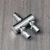 Divisor Metálico 8/10 a 8/10mm Divisor para Bomba de Oxigênio de Grande Calibre Válvula de Controle Conector de Distribuição de Ar para Aquário