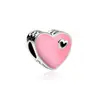 Huiyue exquisito multicolor hueco corazón Agujero Grande cuentas al por mayor diy rosa forma de corazón sueltas cuentas pulsera de cuentas accesorios