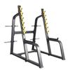 Rack de sentadillas comercial semi-marco libre, banco de barra profesional multifuncional, máquina de sentadillas de pórtico, venta directa de fábrica