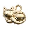 Cross-border venda quente kc ouro liga gato animal série pingente pingente pingente diy pulseira colar brincos jóias acessórios