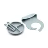Morandeo Viento del Norte Juego de Plato con Babero Infantil Cuchara Tenedor Juego de Comida Complementaria silicona bebé alimentaci