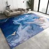 Alfombra de mármol simple transfronteriza para sala de estar, mesa de café, alfombra de dormitorio, fácil de cuidar, alfombrilla de suelo completa, se puede empaquetar de forma independiente