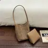 Bolso Casual de Hombro Único Hueco para Axila Madre e Hijo Estilo Vacaciones Verano 2026 Bolso de Playa Bolso Tote de Gran Capacidad para Mujeres